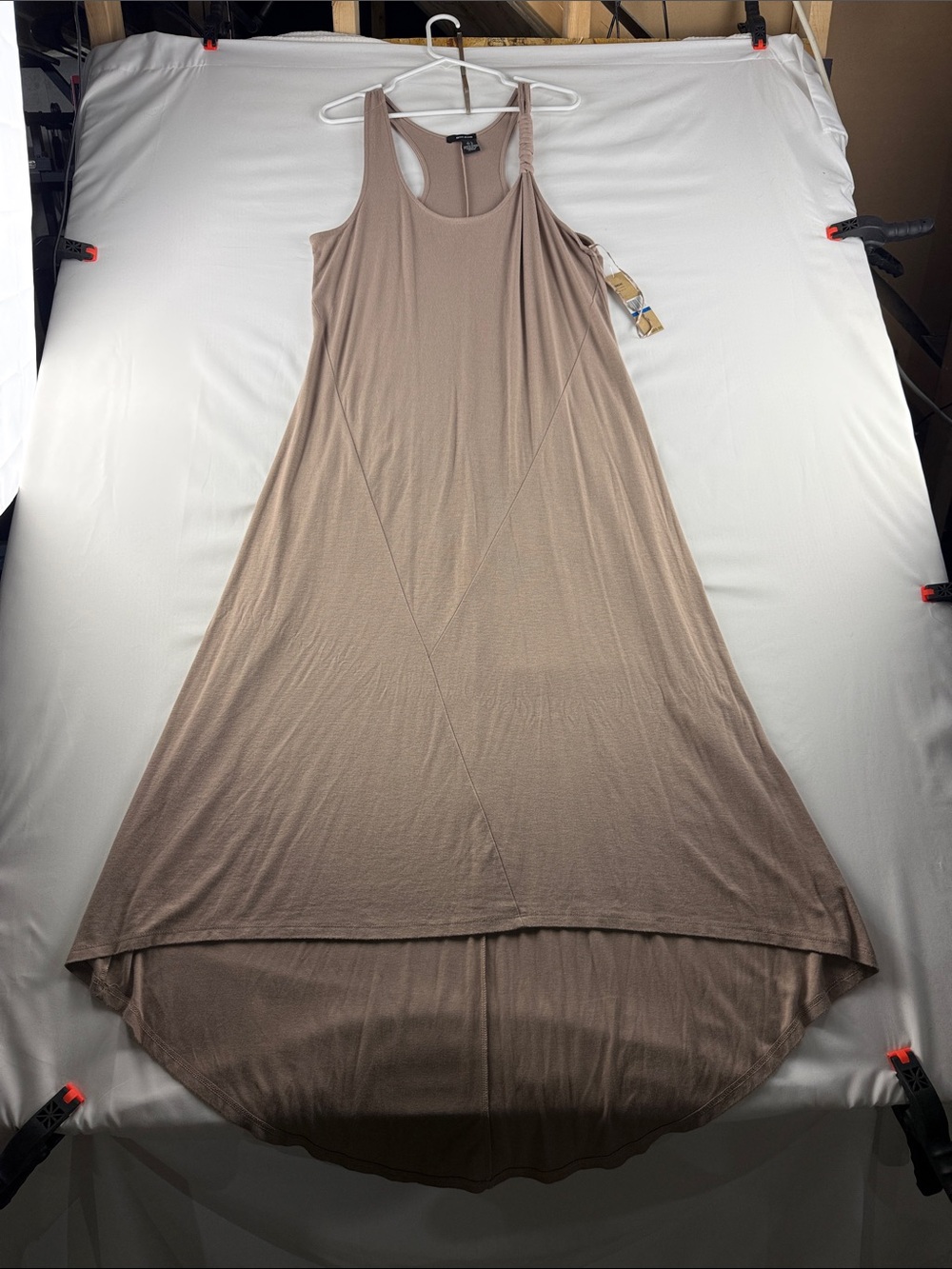 DKNY Maxi Tank Dress Brown Sleeveless Women's XL NWT
